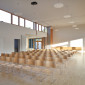 Gemeindehaus Pfuhl Gro&szlig;er Saal von vorne