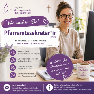 Anzeige Pfarramtsmitarbeitende