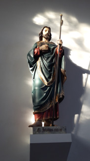 Jakobusfigur in St. Jakob Buralfingen