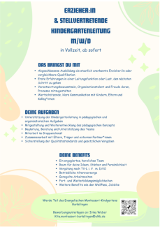 Stellenangebot Kiga Burlafingen