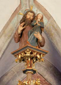 Reutti Jesus als Salvator Mundi